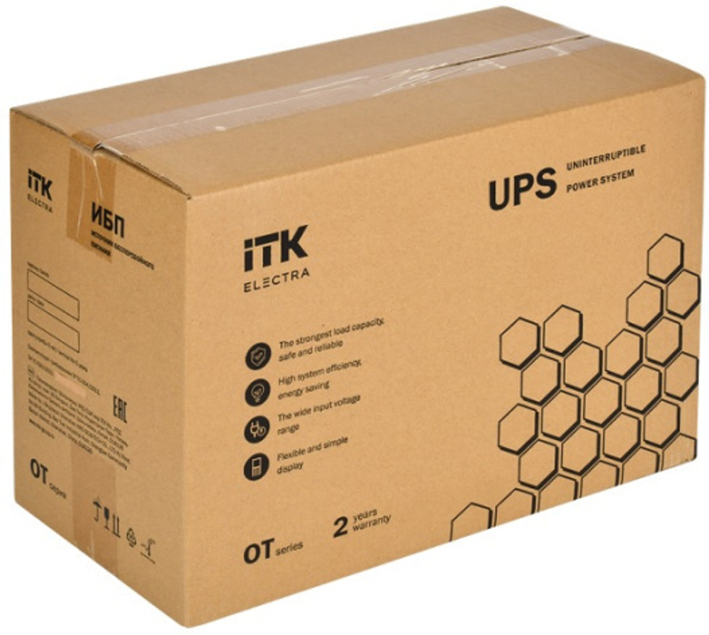 Источник бесперебойного питания ITK EOT-0002KVA-1-L