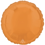 Шар фольгированный Круг 43 см (Оранжевый)