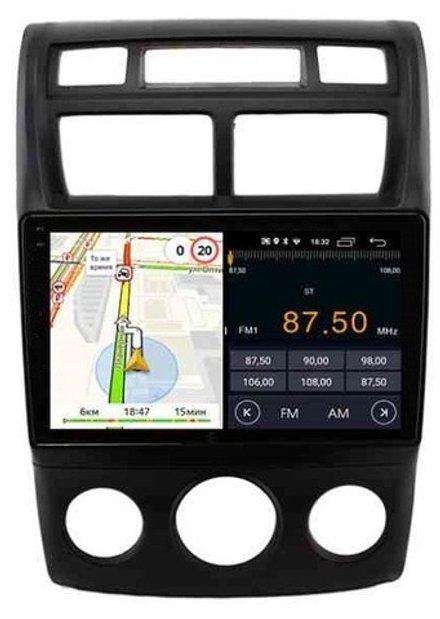 Магнитола для KIA Sportage 2008-2010 (кондиционер) - Parafar PF536-ACRN2K на Android 13, QLED+2K, ТОП процессор, 4Гб+32Гб, CarPlay, 4G SIM-слот