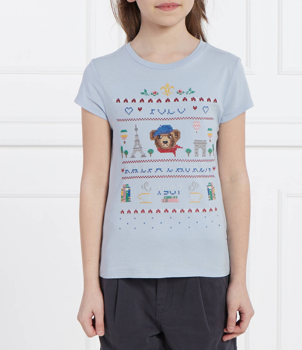 Футболка POLO RALPH LAUREN - голубой(935042)