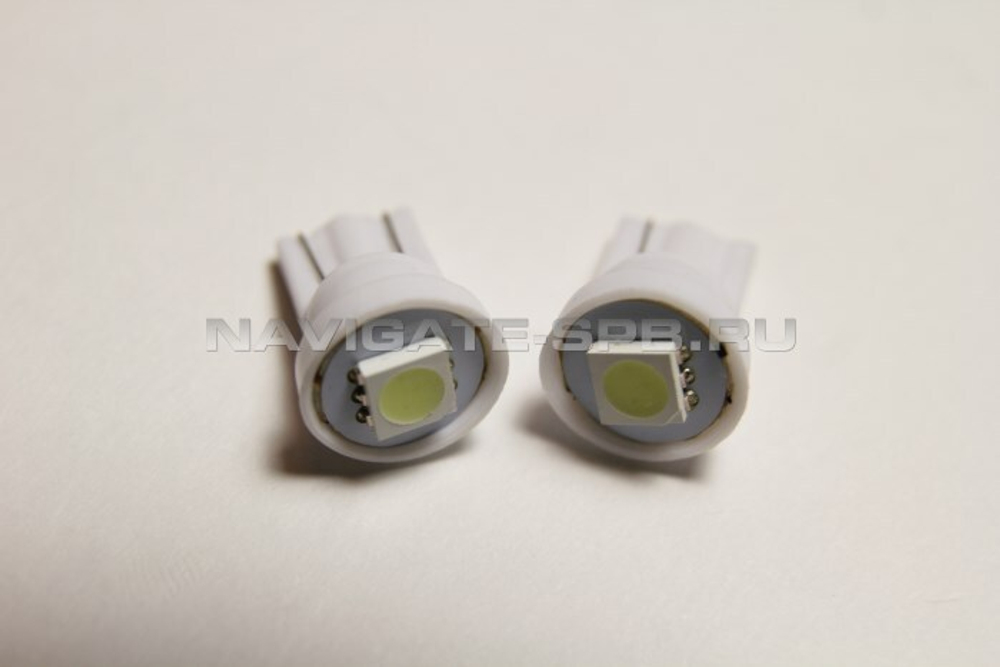 Светодиод габаритный T10-1 SMD5050 (W5W)