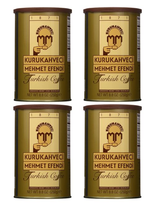 Кофе молотый Kurukahveci Mehmet Efendi банка 250 г 4 шт
