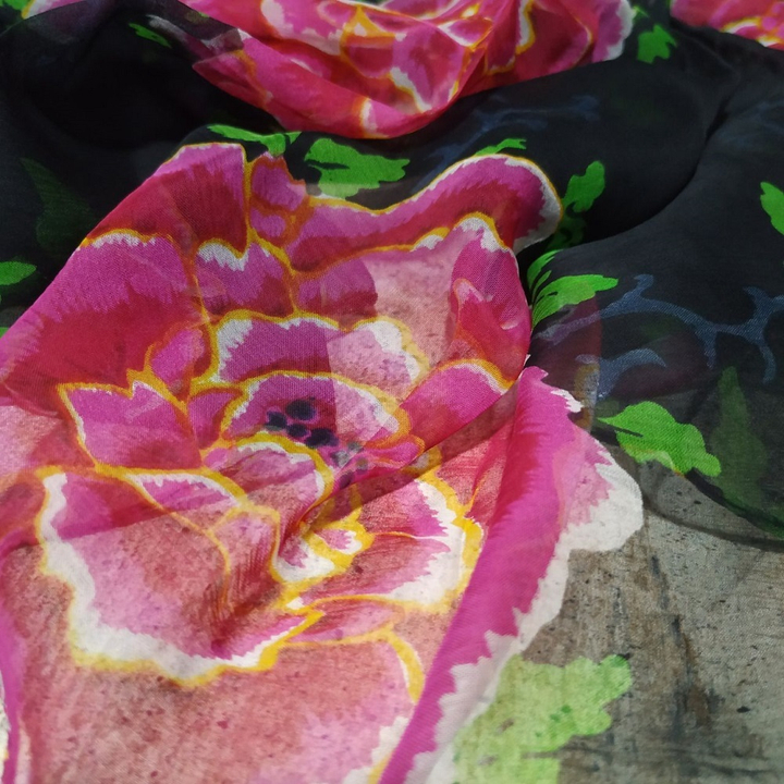 Платок шифон, (вискоза), 105 х 105 см 184562