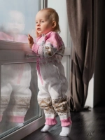 Комбинезон вязаный