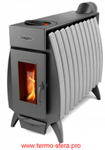 Печь длительного горения ТМФ Огонь-Батарея 11 антрацит-серый металлик