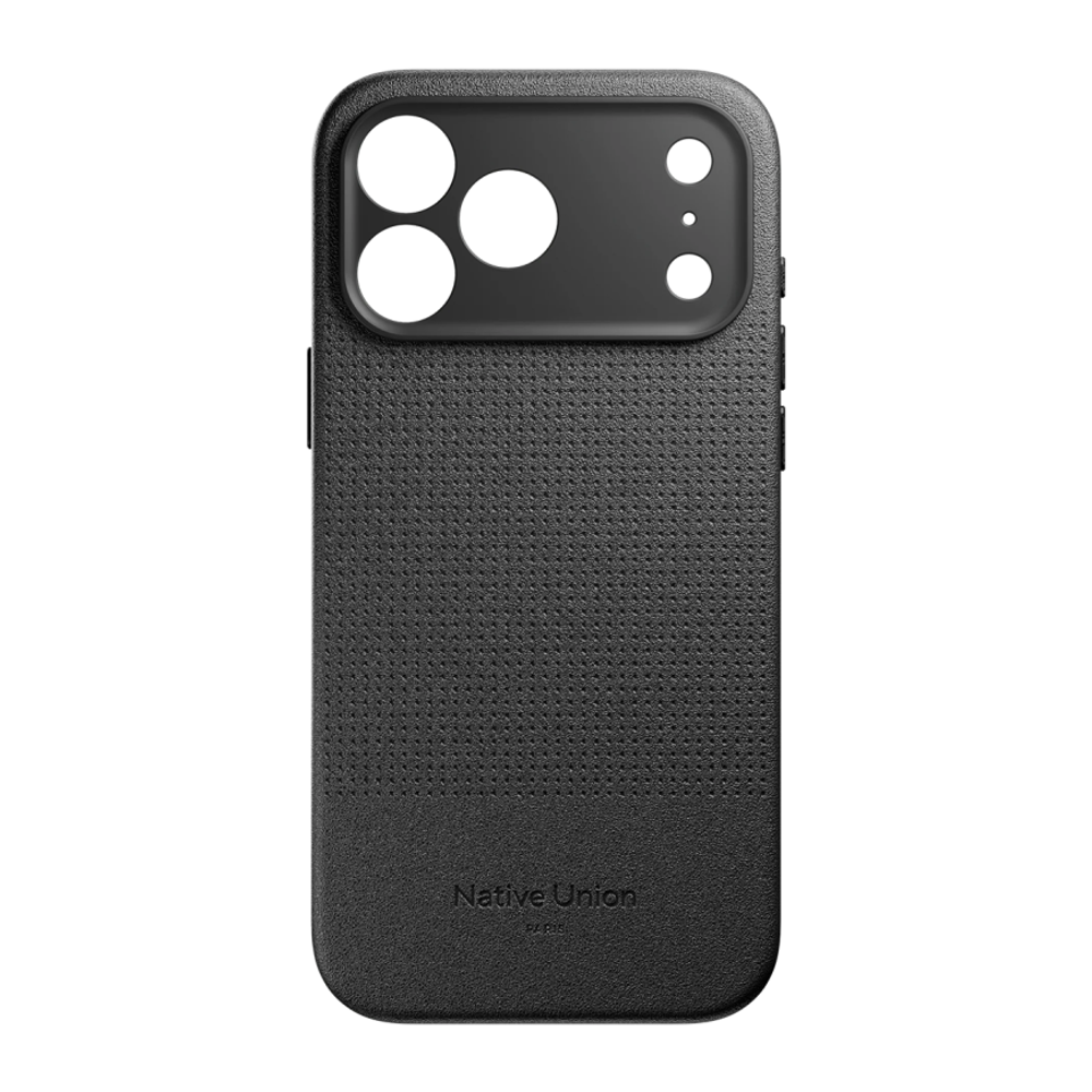 Кожаный чехол MagSafe Native Union Active Case для iPhone 17 Pro Max Текстурированный гибридный чехол из экокожи с защитой камеры, повышенным уровнем защиты при падении и сенсорной накладкой для Контроллера камеры