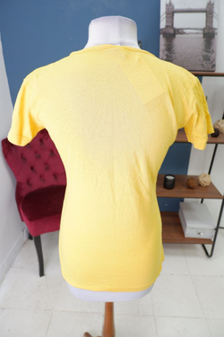 Футболка из хлопка с принтом 46 размер