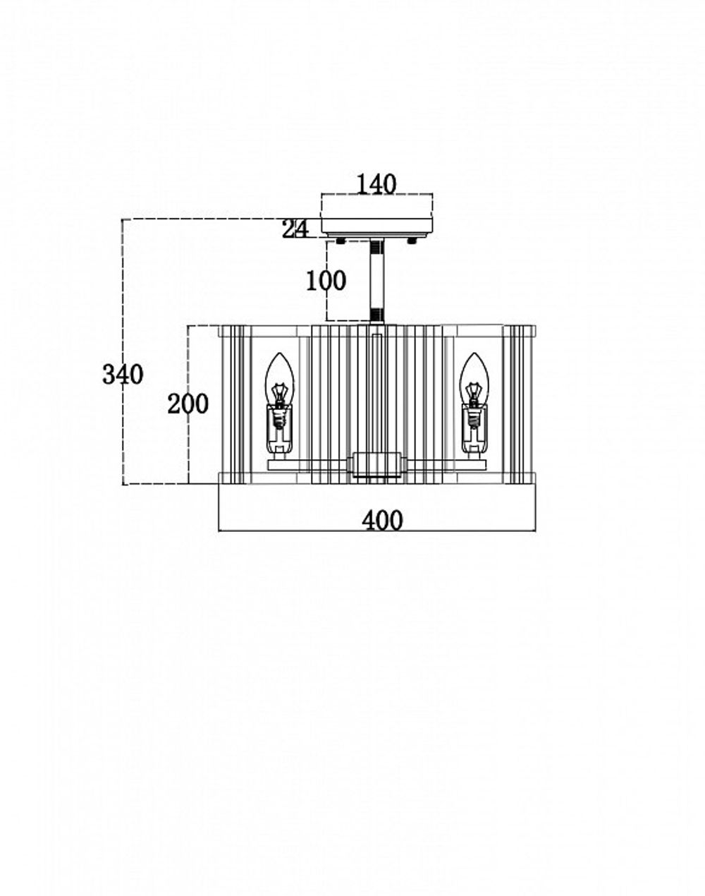 Светильник на штанге Maytoni Solar MOD087CL-04G