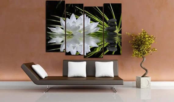 Модульная картина "Лотос"