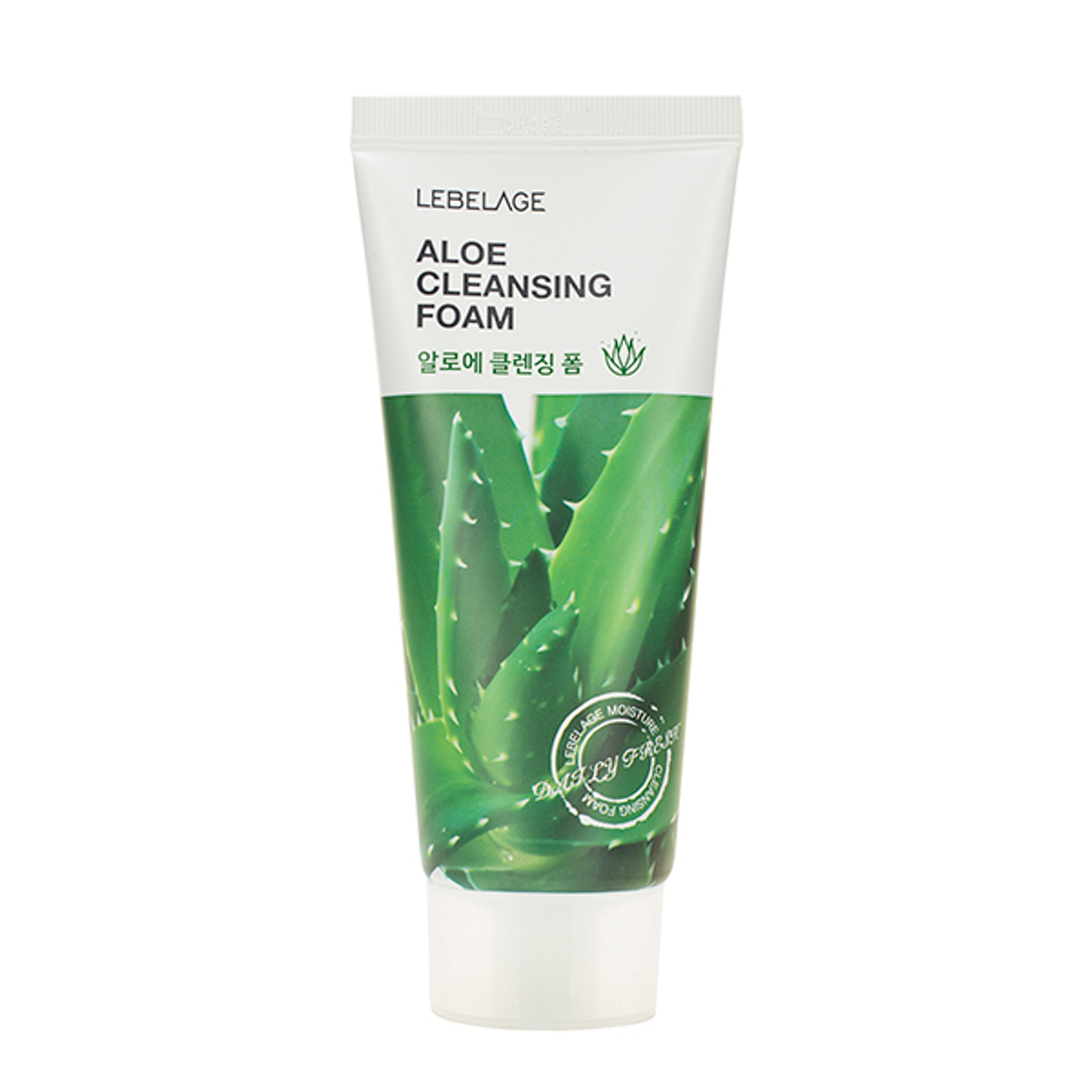 Пенка для умывания с алоэ LEBELAGE Aloe Cleansing Foam 100 мл