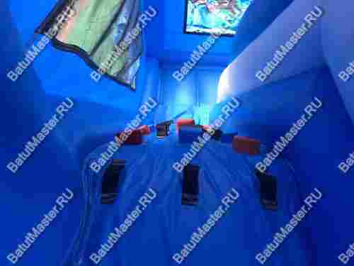 Коммерческий надувной батут "Стройка" 8*7*5 м