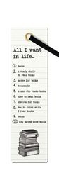 Əlfəcin \ Закладки \ Bookmark Literary Bookmarks - All I want in Life..