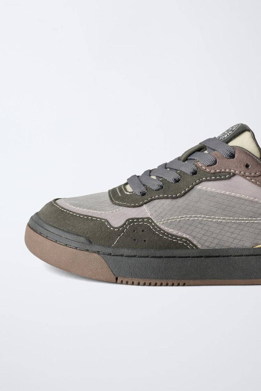 ZARA КОМБИНИРОВАННЫЕ КЕДЫ, РАЗНОЦВЕТНЫЙ