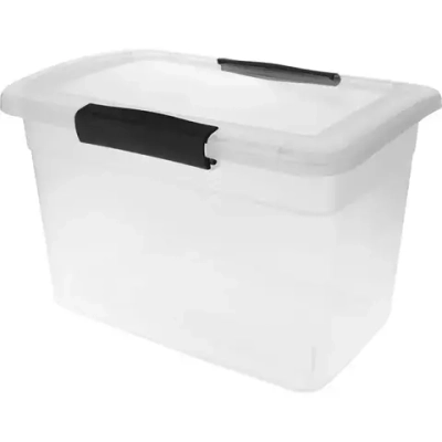 Ящик для хранения Keeplex Vision с защелками 14л 37,4х22,2см прозрачный кристалл