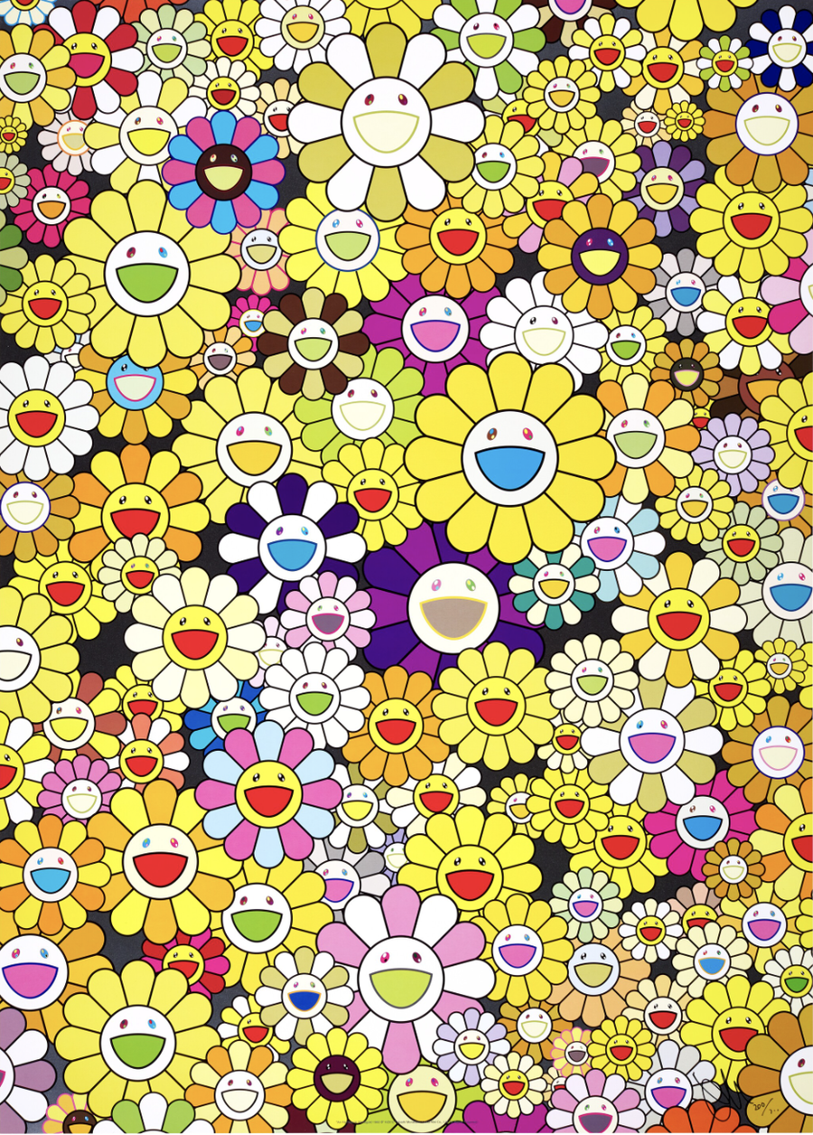 Такаси Мураками. An Homage to Monogold 1960 C из серии «Homage to Yves Klein». 2012