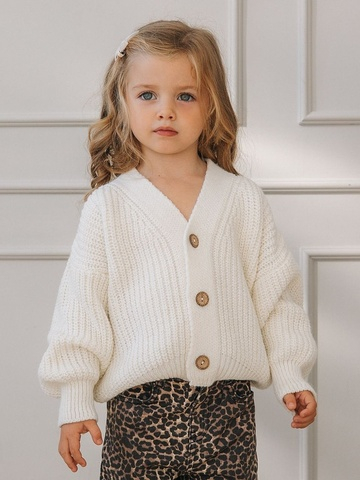 Кардиган oversize, Молоко