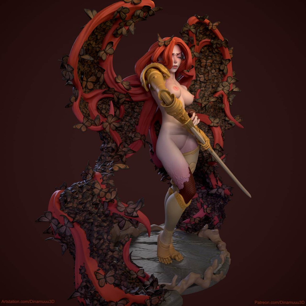 Фигурка Маления Клинок Микеллы богиня гнили Кольцо Элдена Malenia blade of miquella Goddess of Rot Elden Ring