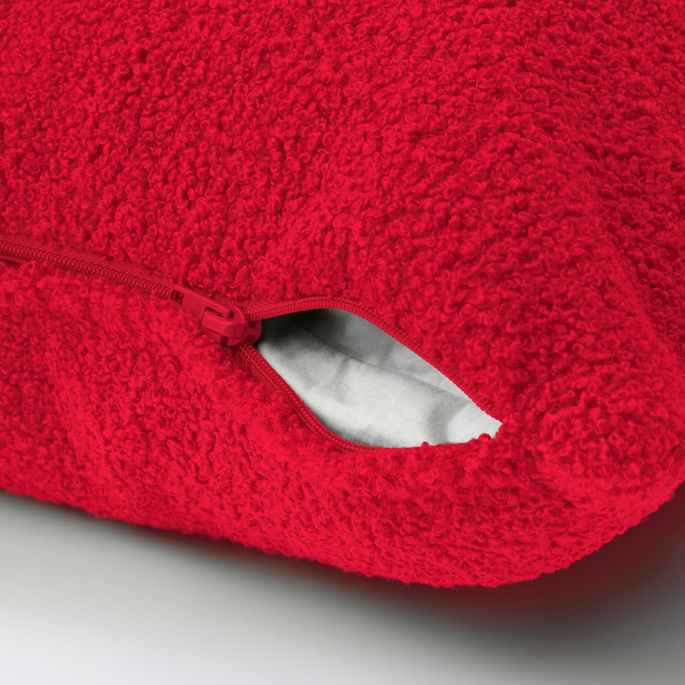 Чехол на подушку IKEA VINTERFINT (ВИНТЕРФИНТ), Красный, 50x50 см