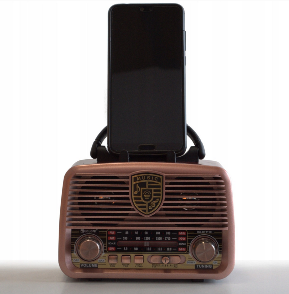 Радиоприемник в стиле ретро с MP3 плеером и Bluetooth RXBT1110BT