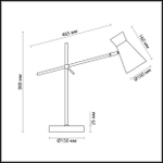 3790/1T LN Настольная лампа E14 1*40Вт IP20 LOFTI