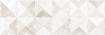 Настенная плитка ALMA Ceramica TWA11MAS014 Mars 60x20 белая / бежевая матовая под геометрию