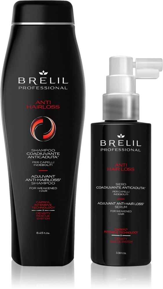 Brelil Numéro strengthening shampoo for Hair loss 250 мл + strengthening and regenerating Hair serum against Hair loss 100 мл Anti Hair Loss Set