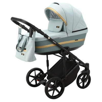 Adamex Rimini TIP RI-22 (3в1) Серо-зелёная ткань + Серо-зелёная экокожа