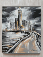 Тетрадь 48 листа А5+.  "Идеально Серый", общая, линия. Формат А5+ (163*203 мм). Арт.120045. С полями. Комплект 5 шт.