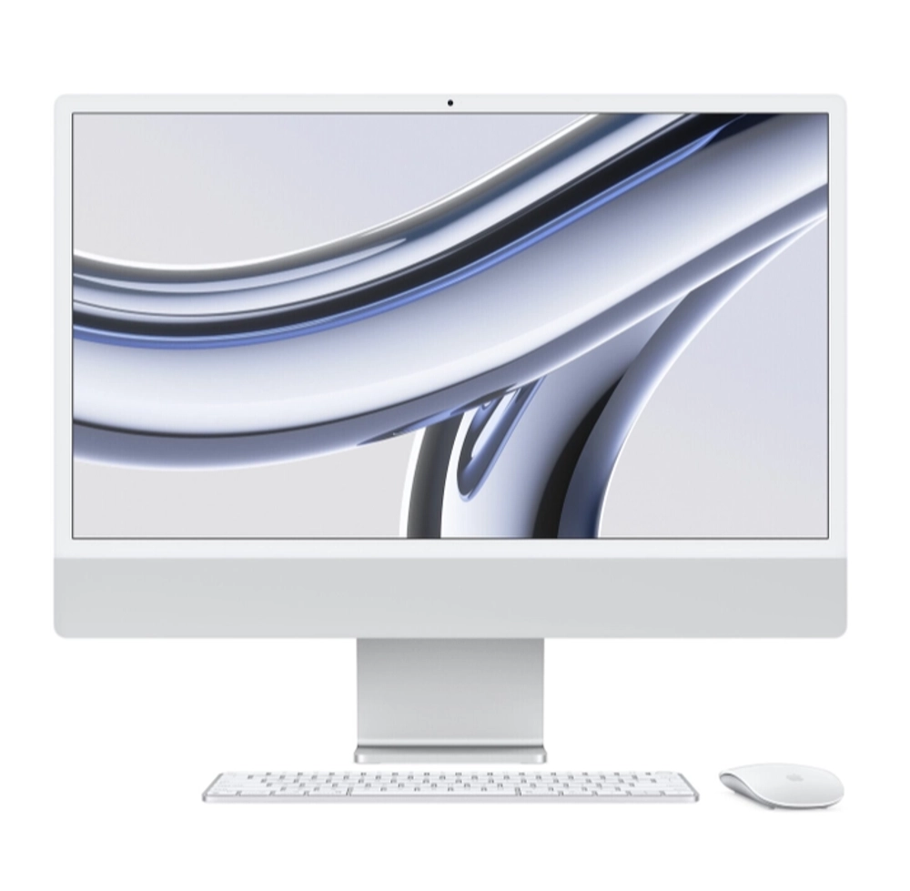 Apple iMac 4.5K 24" (2023) Silver (M3 8-Core CPU/10-Core GPU, 8GB, 256Gb)