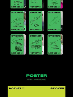 Альбом NCT 127 - STICKER 3rd Album STICKY Version