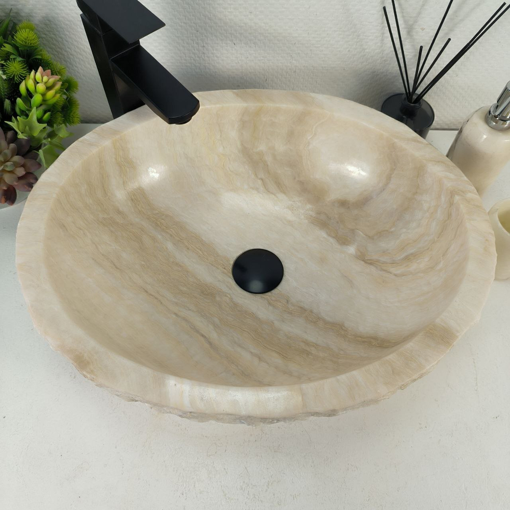 Раковина из оникса Erozy White EO-64442 51*41*15 0213