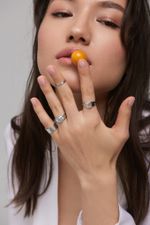 Кольцо Base 8 мм, матовое