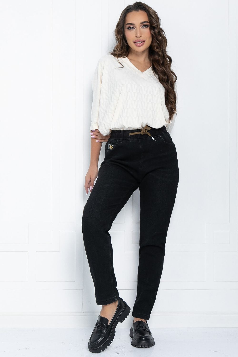 Блуза Вэнсдей (слоновая кость) Б11458 LT Collection