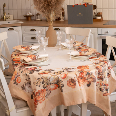 Скатерть на стол 130×240 см (хлопковая)