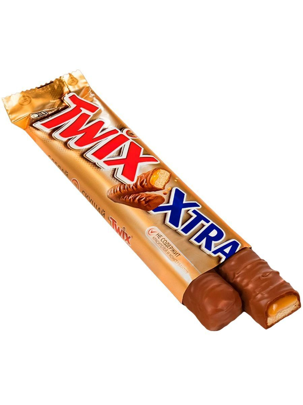 Шоколадные батончики Твикс Xtra 1 блок (82 г * 24 шт)