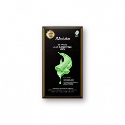 JMsolution Be Nature Aloe & Soothing Mask, 24ml - Успокаивающая маска с экстрактом алоэ