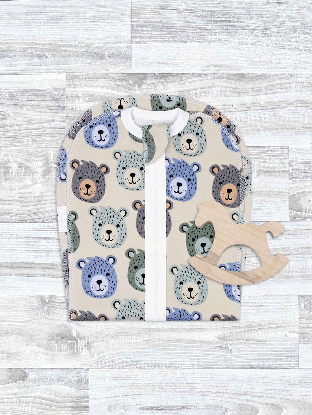 Пелёнка-кокон Mjölk Grizzly Bears
