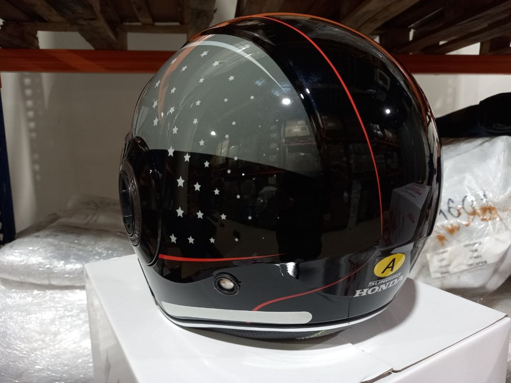 Шлем Honda Sundiro двухцветный, с санвизором, размер L (RR)
