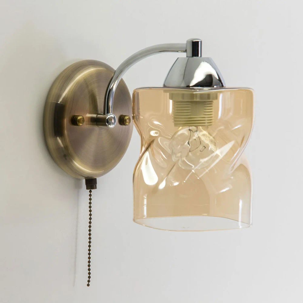 Citilux Плутон CL170312 Бра с выключателем Бронза Хром