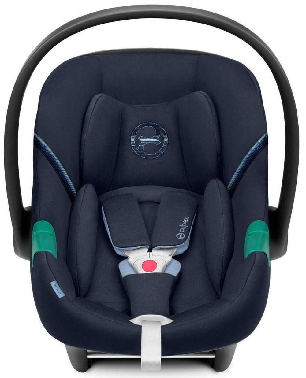 Коляска Cybex Balios S Lux TPE complete Aton S2 Ocean Blue Base One 4 в 1 Stormy Blue с дождевиками