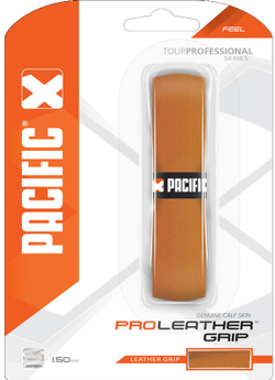 Теннисные намотки базовые Pacific Pro Leather Grip 1P - Коричневый