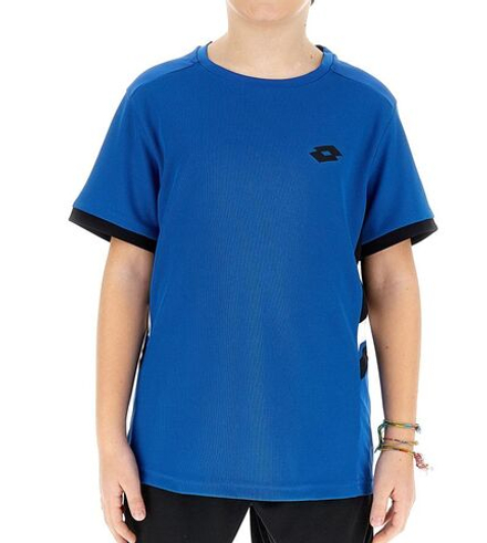 Детская теннисная футболка Lotto Squadra B III T-Shirt - skydriver blue