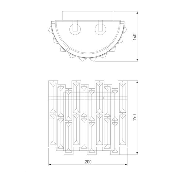 Настенный светильник Bogates Zolletta 339/2