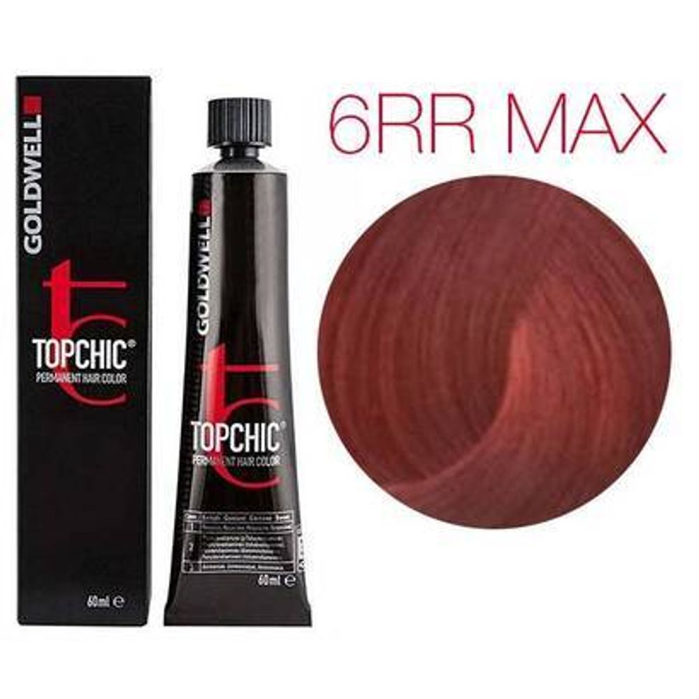 Goldwell Topchic 6RR MAX волнующий красный 60мл