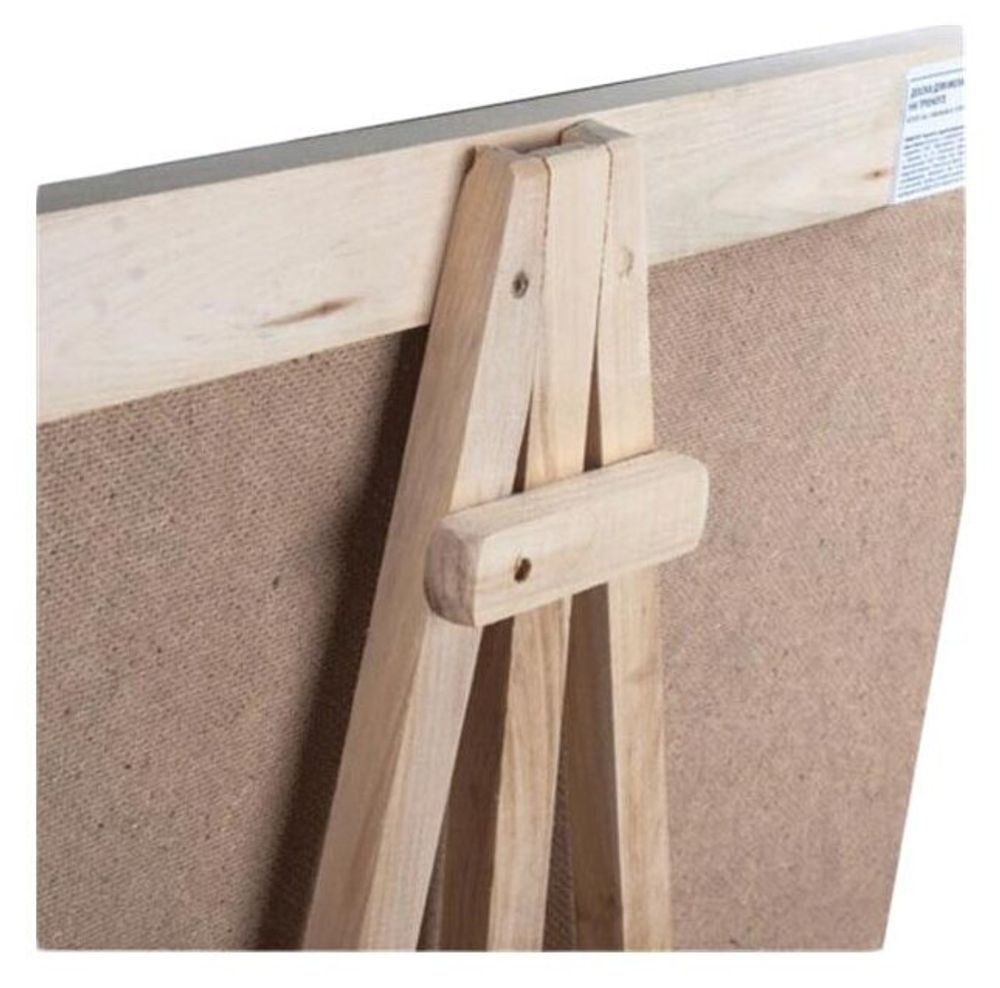 Доска для мела на треноге (42х45 см), с мелком и губкой, черная, ПИФАГОР, 235499