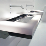 Сенсорный встраиваемый кран для раковины SOLTRONIC 8121B