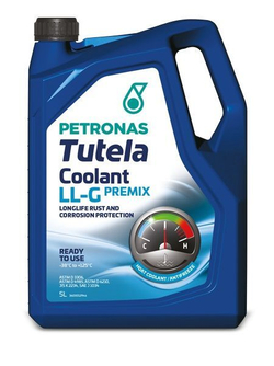 Антифриз (готовый раствор) сине-зеленый PETRONAS TUTELA COOLANT LL-G Premix (G11) 5л