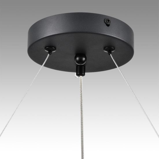 8242/9 COMFI LN25 203 черный металл Светильник подвесной LED GX53 8*7W 220V LUAZANA