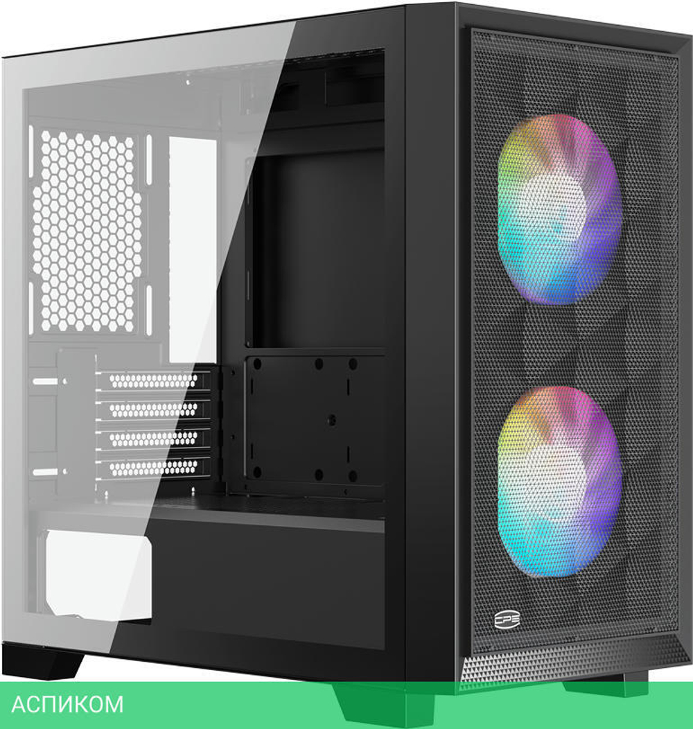 Корпус PCCooler C3D310 BK ARGB без БП (C3D310-BKP2-GL)
