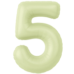 Шар фольгированный Цифра 5 101 см (Желтый)